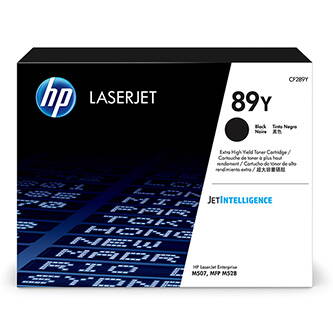 HP originální toner CF289Y, black, 20000str., HP 89Y, extra high capacity, HP LJ Enterprise M528, M507, Managed E50145dn, O