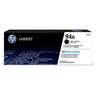 HP originální toner CF294A, black, 1200str., HP 94A, HP LaserJet Pro M 118 dw, MFP M 140 Series, MFP M 148, 1360 g