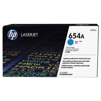 HP originální toner CF331A, cyan, 15000str., HP 654A, HP Color LaserJet Enterprise M651dn, M651n, M651xh, O