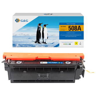 G&G kompatibilní toner s CF362A, yellow, 5000str., NT-PH362Y, HP 508A, pro HP Color LaserJet Enterprise M552, M553, N