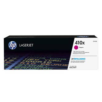 HP originální toner CF413X, magenta, 5000str., HP 410X, high capacity, HP LJ Pro M452, LJ Pro MFP M477, 650g, O