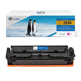 G&G kompatibilní toner s CF543A, magenta, 1300str., NT-PH203M , HP 203A, pro HP Color LaserJet Pro M254dw, nw, M280nw, N