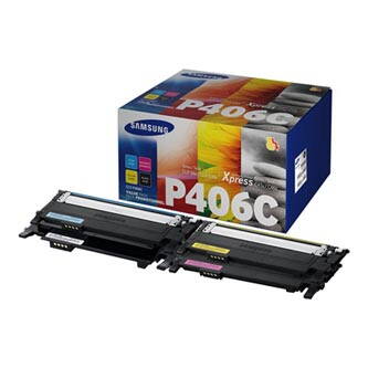 HP originální toner SU375A, CLT-P406C, CMYK, 1500, 3*1000str., P406C, 4 pack, Samsung CLP-360, CLP-365, CLX-3300, 3305, Xpress C-4