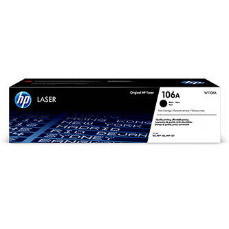 HP originální toner W1106A, black, 1000str., HP 106A, HP Laser 107, MFP 135, MFP 137, O