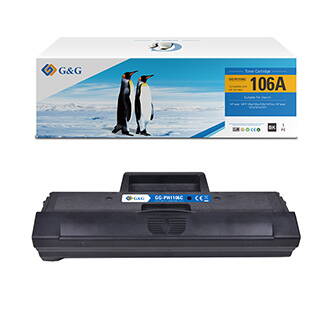 G&G kompatibilní toner s W1106A, black, 1000str., NT-PH1106, HP 106A, pro HP LaserJet  MFP 135a/135w/137fnw/107a/107w, N