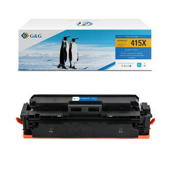 G&G kompatibilní toner s W2031X, cyan, 6000str., NT-PH2031XC, HP 415X, high capacity, pro HP Color LaserJet Pro M454, MFP M479, N