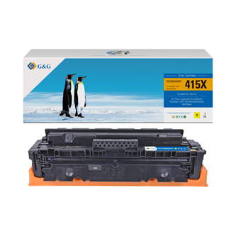 G&G kompatibilní toner s W2032X, yellow, 6000str., NT-PH2032XFY, HP 415X, high capacity, pro HP Color LaserJet Pro M454, MFP M479,