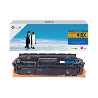 G&G kompatibilní toner s W2033X, magenta, 6000str., NT-PH2033XFM, HP 415X, high capacity, pro HP Color LaserJet Pro M454, MFP M479