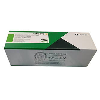 Lexmark originální toner 20N20Y0, yellow, 1500str., return, Lexmark CX331adwe, CS431dw, CS331dw, CX431adw, O