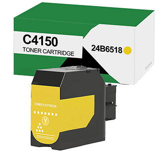 Lexmark originální toner 24B6518, yellow, 10000str., high capacity, return, Lexmark C 4150, O