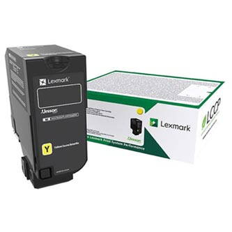 Lexmark originální toner 73B20Y0, yellow, 15000str., return, Lexmark CS827de, CX827de