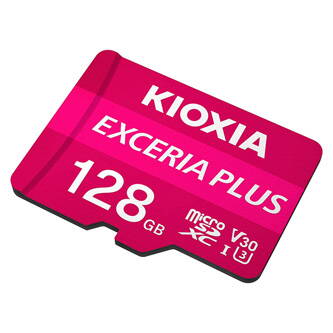 Kioxia Paměťová karta Exceria Plus (M303), 128GB, microSDXC, LMPL1M128GG2, UHS-I U3 (Class 10)