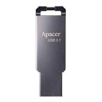 Apacer USB flash disk, USB 3.0 (3.2 Gen 1), 32GB, AH360, stříbrný, AP32GAH360A-1, s poutkem