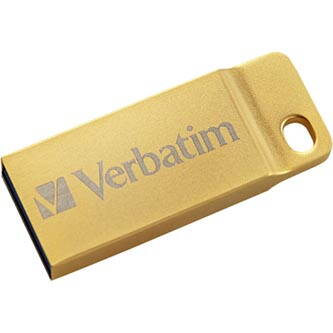 Verbatim USB flash disk, USB 3.0 (3.2 Gen 1), 64GB, Metal Executive, Store N Go, zlatý, 99106, USB A