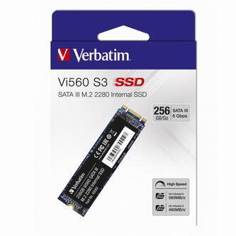 Interní disk SSD Verbatim interní M.2 SATA III, 256GB, GB, Vi560, 49362, 560 MB/s-R, 460 MB/s-W