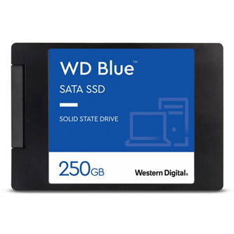 SSD Western Digital 2.5", SATA III, 500GB, WD Blue 3D NAND, WDS500G3B0A, 560 MB/s-R, 510 MB/s-W