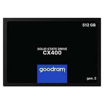 SSD Interní Goodram CX400, SSDPR-CX400-512-G2, 512GB, černá, SATA III
