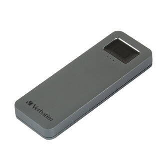 Externí disk SSD Verbatim USB 3.0 (3.2 Gen 1), 512GB, Executive Fingerprint Secure, 53656 šifrovaný(256-bit AES) s čtečkou otisků