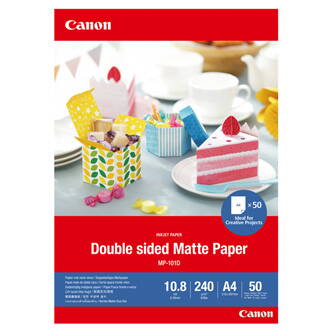 Canon Matte Photo Paper, MP-101D A4, foto papír, matný, 4076C005, bílý, A4, 240 g/m2, 50 ks, inkoustový Canon Matte Photo Paper, MP-101D A4, foto papír, matný, 4076C005, bílý, A4, 240 g/m2, 50 ks, inkoustový