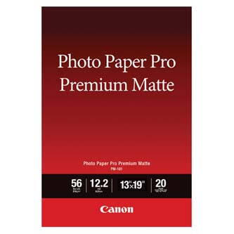 Canon Photo paper premium matte, foto papír, matný, bílý, A3+, 13x19", 210 g/m2, 20 ks, 8657B007, inkoustový