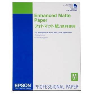 Epson Enhanced Matte Paper, bílá, 50, ks C13S042095, pro inkoustové tiskárny, A2, A2, 192 g/m2