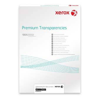 Xerox, fólie, transparentní, A4, 100 mic. 50ks, pro barevné kopírování a laserový tisk, 003R98205
