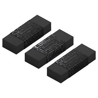 Berlingo, pryž Eco-PVC, černá, 30ks, Double Black