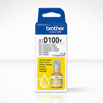 Brother originální ink BTD100Y, yellow, 5000str., 48.8ml
