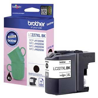 Brother originální ink LC-227XLBK, black, 1200str., Brother MFC-J4420DW, MFC-J4620DW