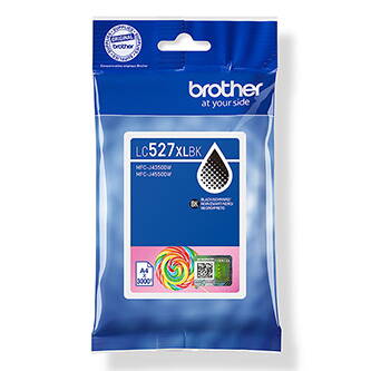 Brother originální ink LC-527XLBK, black, 3000str.