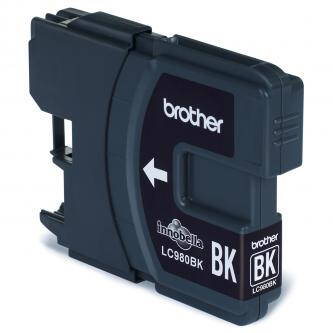 Brother originální ink LC-980BK, black, 300str., Brother DCP-145C, 165C