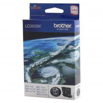 Brother originální ink LC-985BK, black, 300str., Brother DCP-J315W