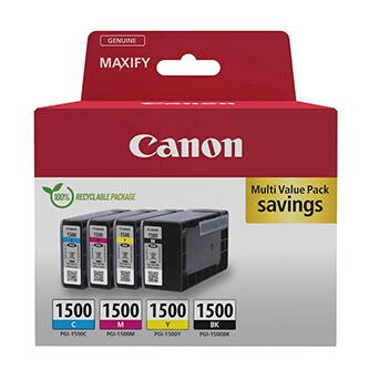 Canon originální ink PGI-1500 BK/C/M/Y MULTI, 9218B006, CMYK, 1x12,4 a 3x4,5ml