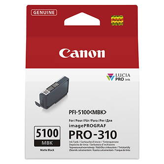 Canon originální ink PFI-5100 MBK, 6951C001, matte black