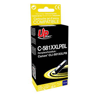 UPrint kompatibilní ink s CLI-581PB XXL, photo blue, 12ml, C-581XXLPBL, very high capacity, pro Canon PIXMA TR7550, TR8550, TS6150