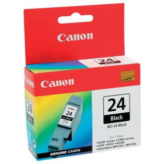 Canon originální ink BCI24BK, black, 130str., 6881A002, Canon S200, S300, i320, i450, MPC-200, 190, iP2000