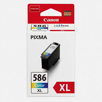 Canon originální ink CL-586 XL, 6226C001, color, 3*300str., 18.5ml, high capacity