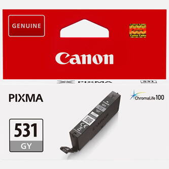 Canon originální ink CLI-531 GY, 6122C001, grey, 324str.