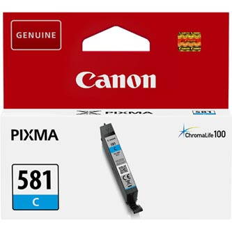 Canon originální ink CLI581 C, cyan, 5,6ml, 2103C001, Canon PIXMA TR7550, TR8550, TS6150, TS6151, TS8150, TS81