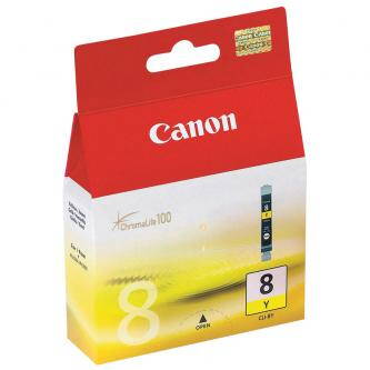 Canon originální ink CLI8Y, yellow, 490str., 13ml, 0623B001, Canon iP4200, iP5200, iP5200R, MP500, MP800