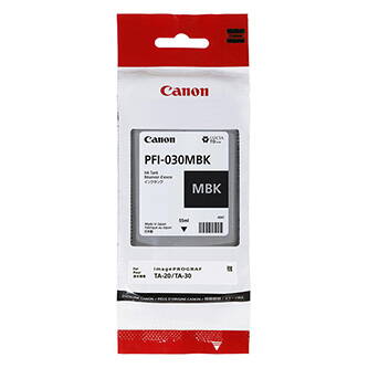 Canon originální ink PFI-030 MBK, matt black, 55ml, 3488C001, Canon iPF TA-20, iPF TA-30