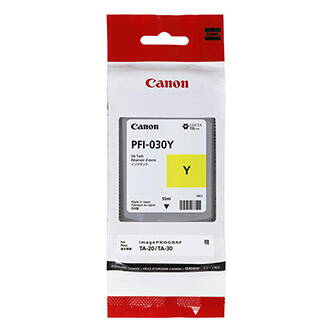 Canon originální ink PFI-030 Y, yellow, 55ml, 3492C001, Canon iPF TA-20, iPF TA-30
