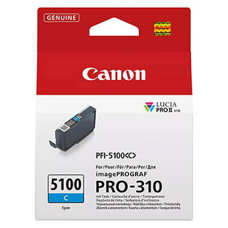 Canon originální ink PFI-5100 C, 6953C001, Cyan