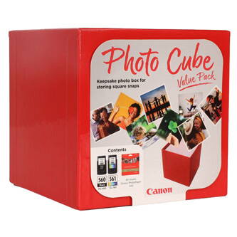 Canon originální ink PG-560/CL-561 photo cube value pack, 3713C007, Canon Pixma TS5300, TS7450, TS5350, TS5400