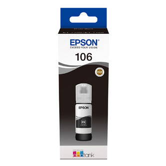 Epson originální ink C13T00R140, 106, black, 70ml, Epson EcoTank ET-7700, ET-7750 Express Premium ET-7750