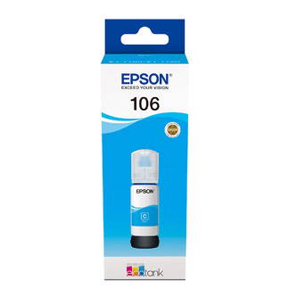 Epson originální ink C13T00R240, 106, cyan, 70ml, Epson EcoTank ET-7700, ET-7750 Express Premium ET-7750