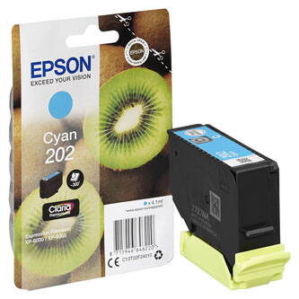 Epson originální ink C13T02F24010, 202, cyan, 300 (bar.)str., 1x4.1ml, Epson XP-6000, XP-6005