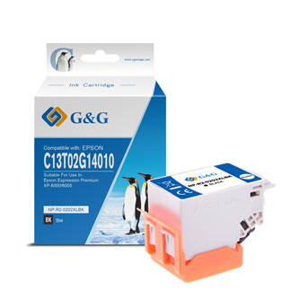 G&G kompatibilní ink s C13T02G14010, black, NP-E-0202XLBK, pro Epson XP-6000, XP-6005