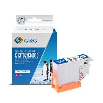 G&G kompatibilní ink s C13T02H34010, magenta, NP-E-0202XLM, pro Epson XP-6000, XP-6005