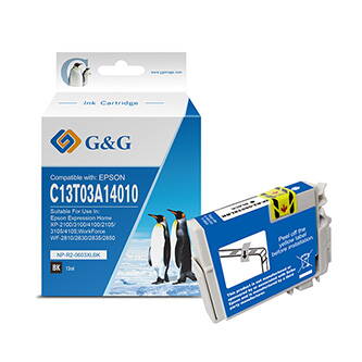 G&G kompatibilní ink s C13T03A14010, 603XL, black, 500str., NP-R-0603XLBK, pro Epson Expression Home XP-2100, 3100, 4100, 2105, 31